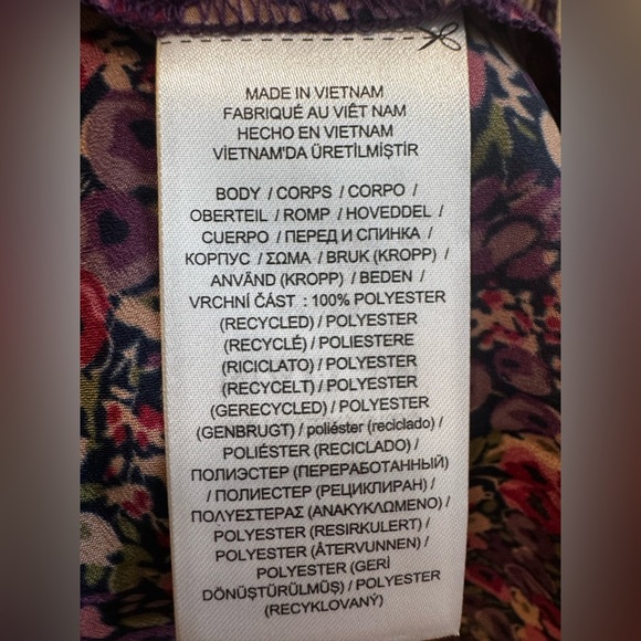 Lauren Ralph Lauren Floral Tie-Neck Midi Dress 10 NWT MSRP $165 - Picture 7 of 9